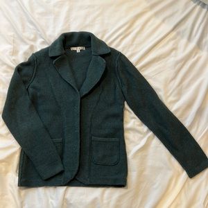 CAbi - Women’s Small - Dark green Sweater Jacket